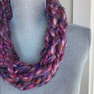 Rose Garden Handmade Arm Knit Infinity Scarf